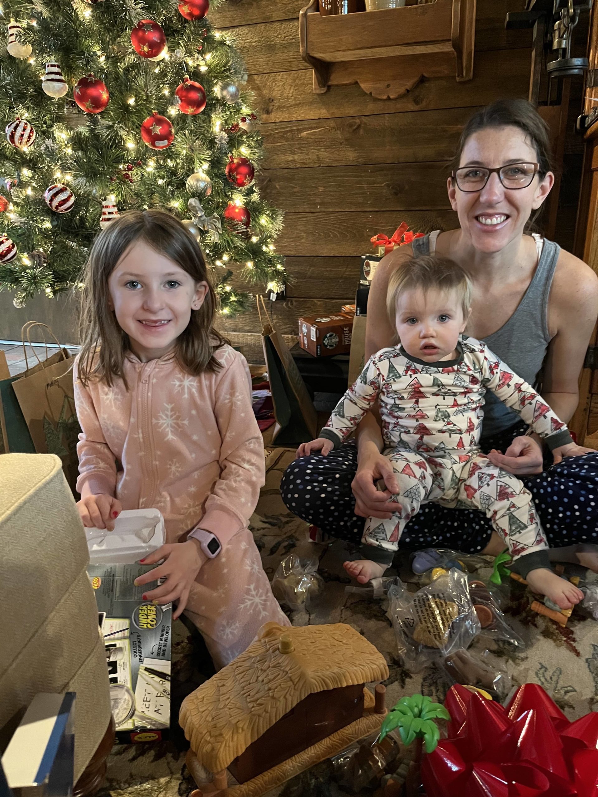 The girls at Grandma Becky's