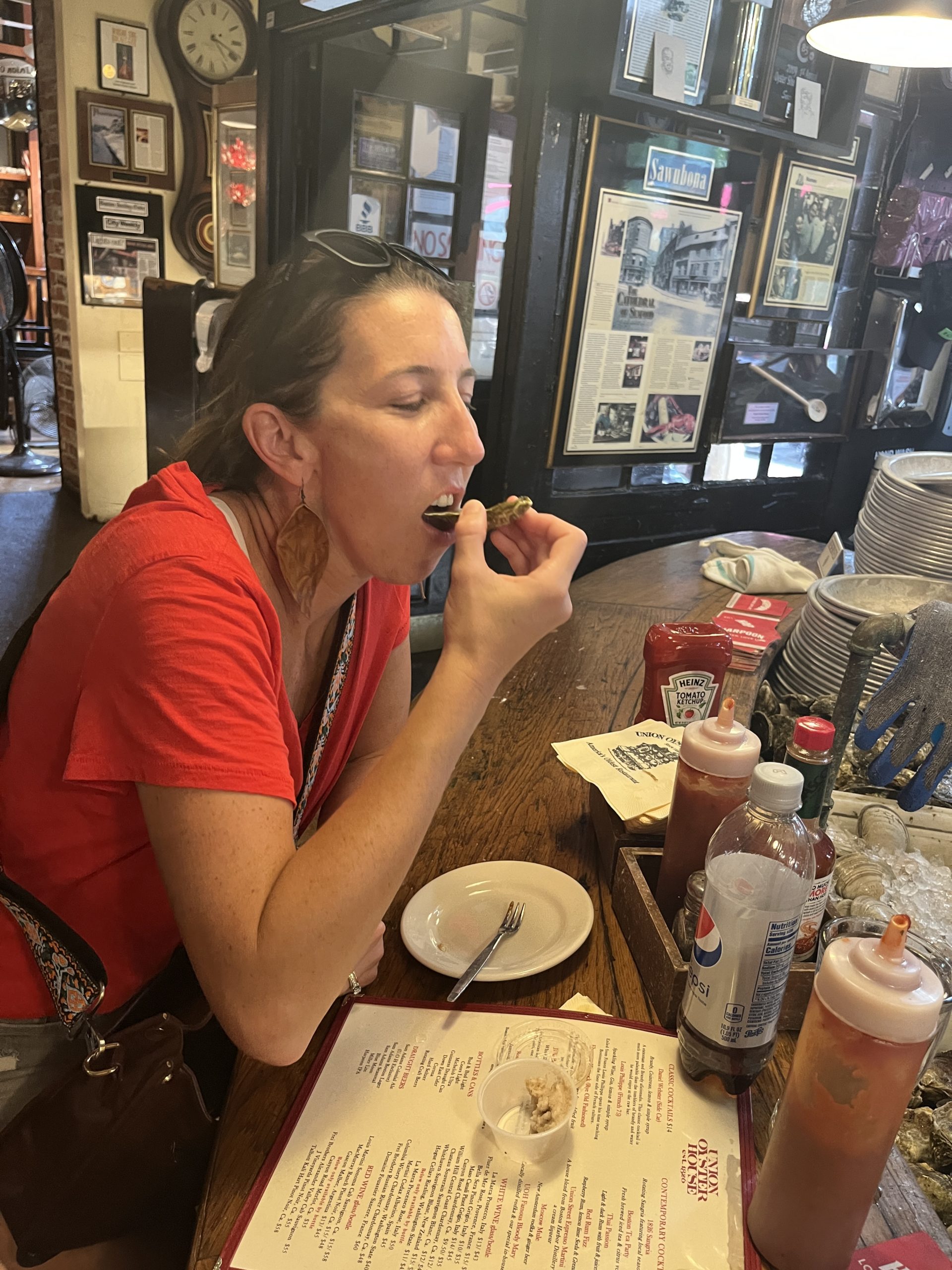 Tay's first raw oyster