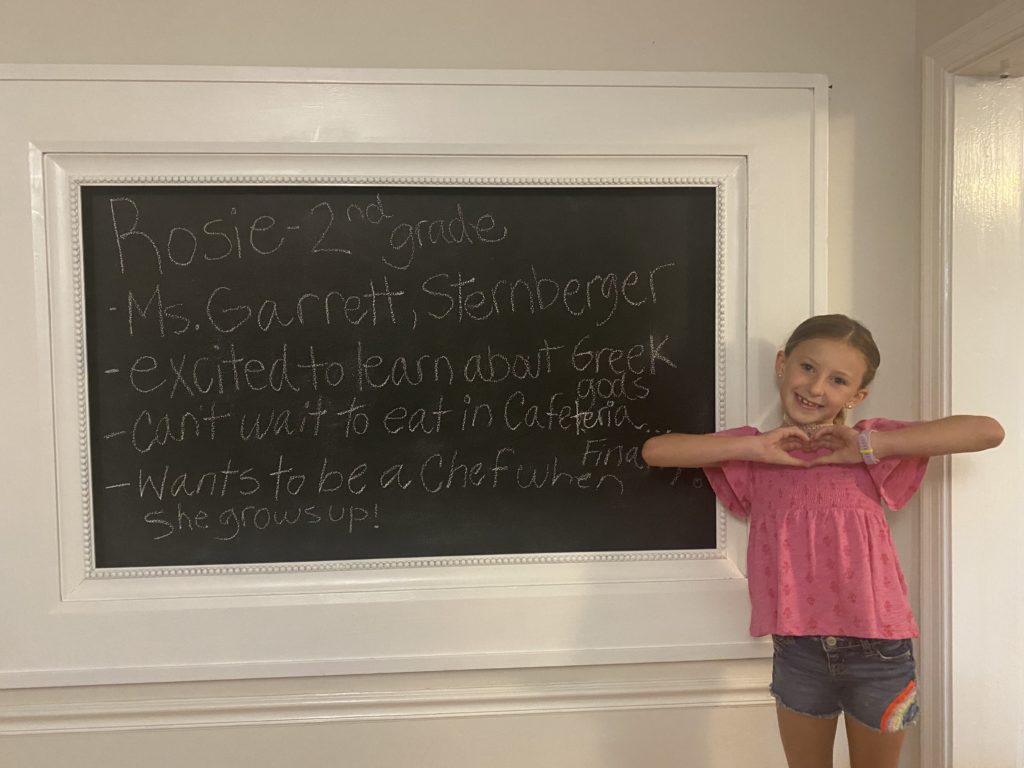 Rosie's pre-school year list