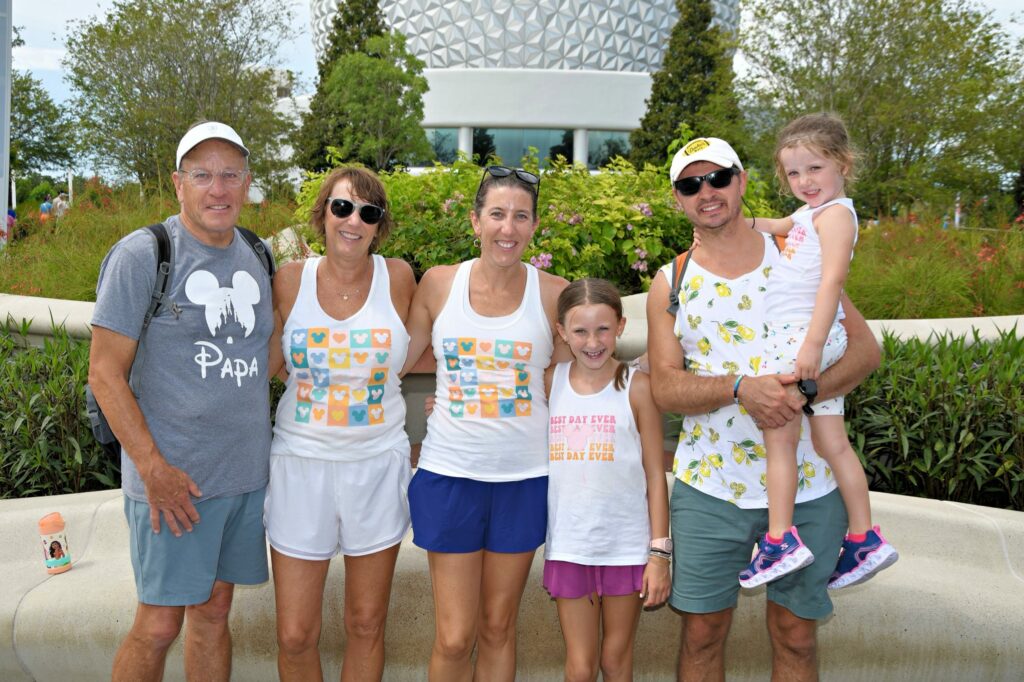 In front of the Epcot call