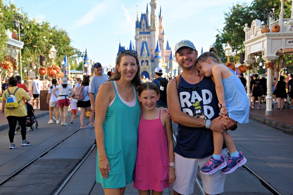 In front of Cinderellas Castle