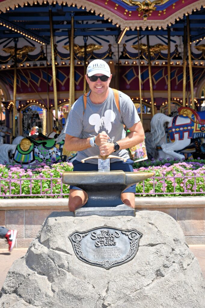 Luke with the Sword in the Stone