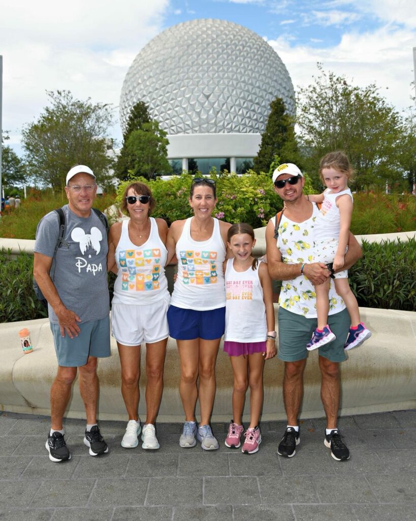 The whole group at Epcot