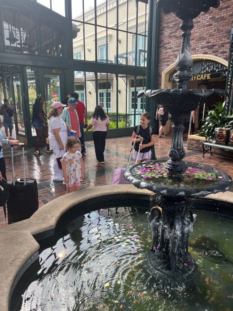 Lobby of our hotel