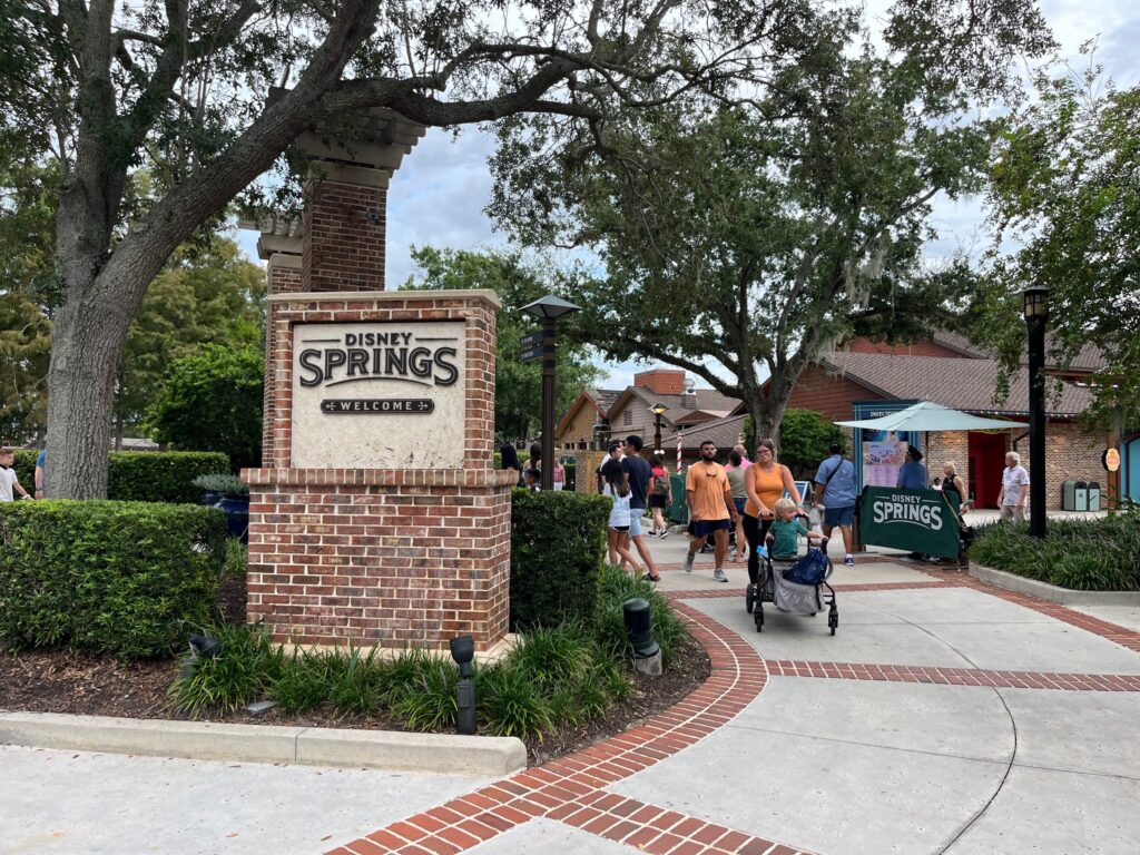 Disney Springs on Day 1