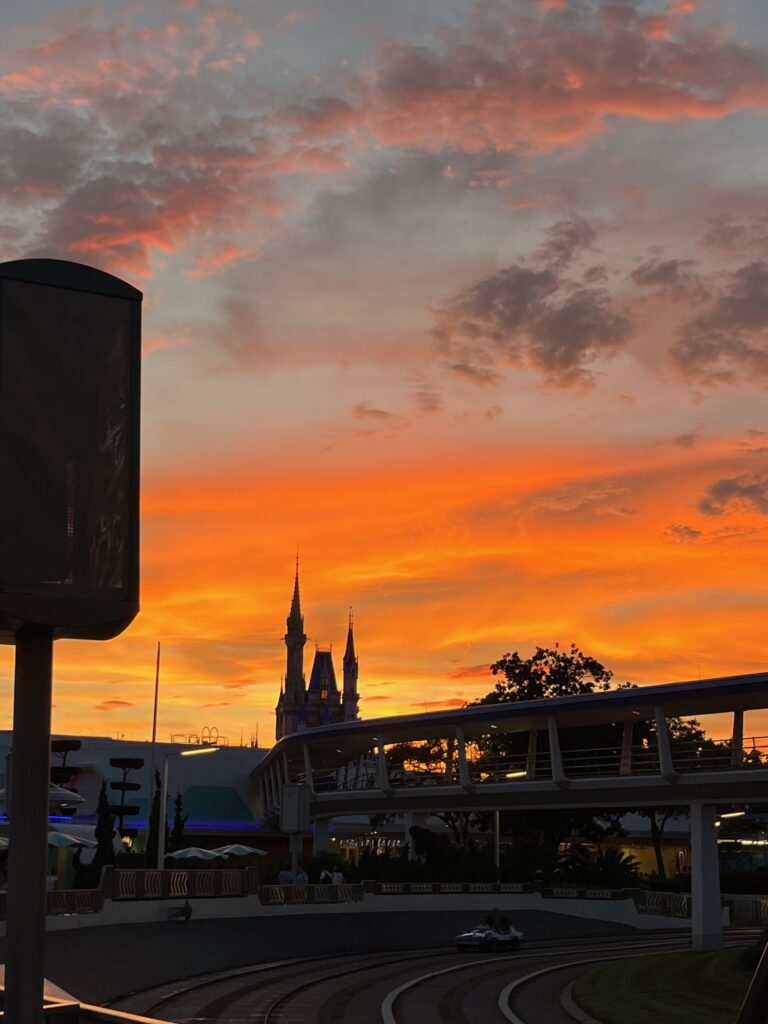 The Magic Kingdom at Sunset