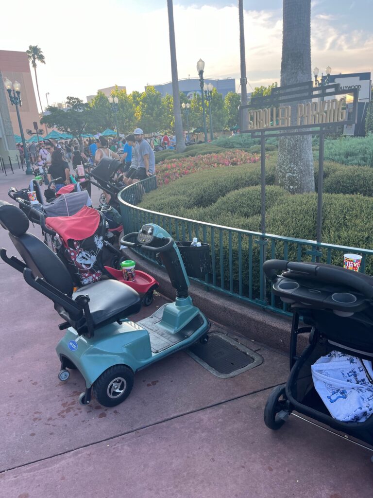 Stroller Parking was everywhere