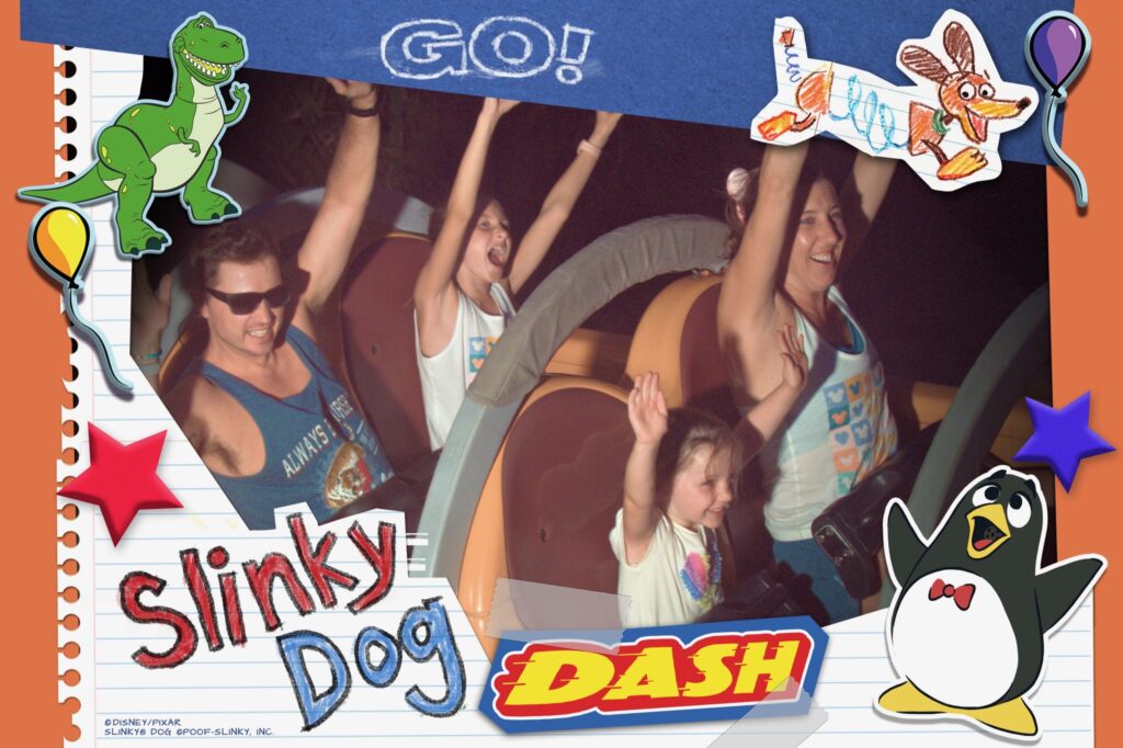 Slinky Dog Dash with the Fam